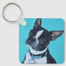 Search for cute boston terrier key rings Pink