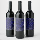 Search for blue striped wine labels White