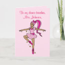 Search for dance thank you cards Ballerina