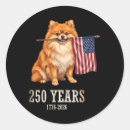 Search for patriotic dog stickers Stars and stripes