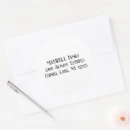 Search for last name stickers Elegant