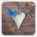 Search for wooden heart stickers Country