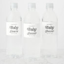 Search for baby shower water bottle labels Minimal