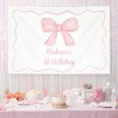 Search for pink banners Girl first birthday