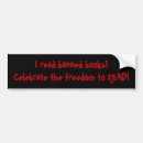Search for read banned books bumper stickers Censorship