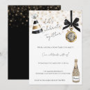 Search for new years eve celebration invitations Black