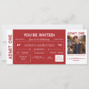 Search for red and white graduation invitations High school graduation