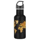Search for map water bottles World