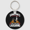 Search for ten pin key rings Bowling gutter ball