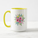 Search for loose mugs Loose watercolor flowers
