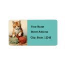 Search for yarn return address labels Cute