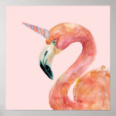 Search for pink unicorn posters Watercolor
