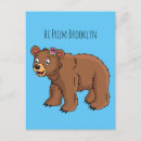 Search for funny polar bear cartoon postcards Cute