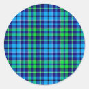 Search for green and blue plaid stickers Pattern