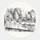 Search for alice in wonderland classic stickers Lewis carroll