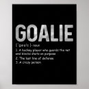 Search for goalkeeper posters Goalie