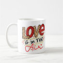 Search for love is in the air mugs Pink