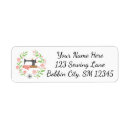 Search for sewing machine return address labels Quilting