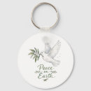 Search for peace dove key rings Olive branch