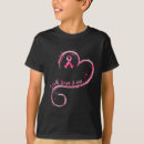 Search for breast cancer kids tshirts Pink