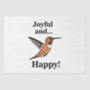 Search for hummingbird tissue paper Animal