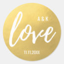 Search for foil wedding stickers Black