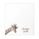 Search for giraffe notepads Safari