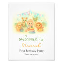 Search for jungle animal birthday posters Watercolor