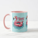 Search for retro flamingo mugs Summer vibes