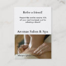 Search for massage therapy referral cards Spa