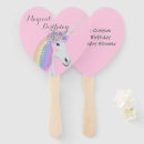 Search for birthday hand fans Rainbow