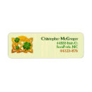 Search for irish clover return address labels St patricks day