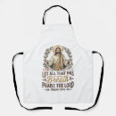 Search for jesus loves you aprons King