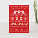 Search for ugly christmas sweater pattern postcards Cute