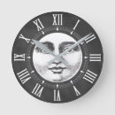 Search for vintage clock face art Black and white