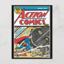 Search for action comics postcards Superman classic logo