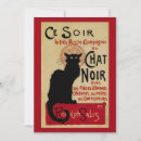 Search for art halloween invitations Black cat