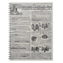 Search for old fashioned notebooks Black and white