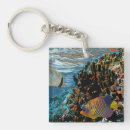 Search for coral reef key rings Red