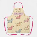 Search for dog pattern aprons Yellow