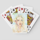 Search for blonde playing cards Girl