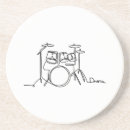 Search for instruments coasters Drums