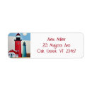 Search for lighthouses return address labels Vacation