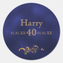 Search for dark blue stickers Birthday