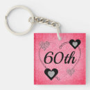 Search for 60th birthday key rings Stylish