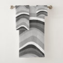 Search for black and white abstract bath towels Pattern