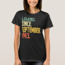 Search for legend since 1983 tshirts Years