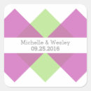 Search for fuchsia wedding stickers Classic