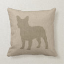 Search for french bulldog cushions Frenchy