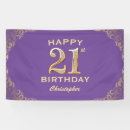 Search for purple banners Purple and gold